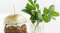 Lamb burgers with tzatziki Lamb burgers with tzatziki