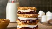 Indoor S'Mores with Pumpkin Pie Hummus Indoor S'Mores with Pumpkin Pie Hummus
