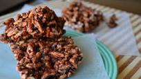 Cocoa Puffed Rice and Kamut Crispies [Vegan]