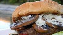 Grilled Mushroom Swiss Burgers Grilled Mushroom Swiss Burgers