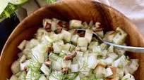 Fennel Caesar Salad with Pears and Toasted Pecans Fennel Caesar Salad with Pears and Toasted Pecans