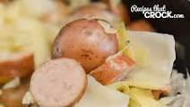 Crock Pot Smoked Sausage, Cabbage and Potatoes Crock Pot Smoked Sausage, Cabbage and Potatoes
