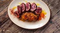 Ibérico pork fillet with trintxat potatoes Ibérico pork fillet with trintxat potatoes
