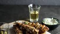 Chicken Souvlaki with Zucchini Tzatziki Chicken Souvlaki with Zucchini Tzatziki