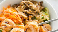 Korean Shrimp Rice Bowls Korean Shrimp Rice Bowls