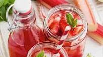 Strawberry Rhubarb Mojitos Strawberry Rhubarb Mojitos