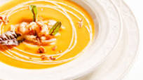 Come fare la vellutata di zucca ai gamberi Come fare la vellutata di zucca ai gamberi