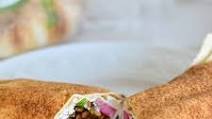 Mujadara Pita Roll Up Mujadara Pita Roll Up