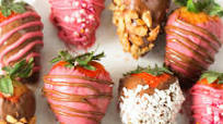 Pink Chocolate Covered Strawberries Pink Chocolate Covered Strawberries