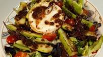 Greek Salad with Grilled Goat Cheese Greek Salad with Grilled Goat Cheese
