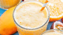Mango Juice with Passion Fruit and Orange Mango Juice with Passion Fruit and Orange