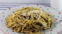 Pesto Spaghetti Carbonara Pesto Spaghetti Carbonara