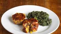 Mini Meatloaves with Low-Fat Creamed Spinach Mini Meatloaves with Low-Fat Creamed Spinach