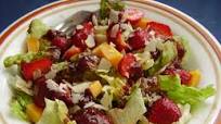 Green Salad With Strawberry Balsamic Vinaigrette Green Salad With Strawberry Balsamic Vinaigrette