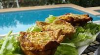Mushroom, Spinach and Ham Tarts/Quiches Mushroom, Spinach and Ham Tarts/Quiches