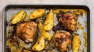 Sheet Pan Baked Chicken and Potatoes Recipe Sheet Pan Baked Chicken and Potatoes Recipe