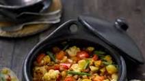 Spicy tofu & vegetable casserole Spicy tofu & vegetable casserole