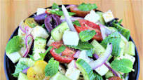 Traditional Greek Salad with Lemon-Herb Vinaigrette Traditional Greek Salad with Lemon-Herb Vinaigrette
