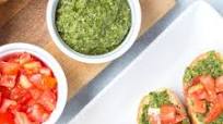 Bruschetta with Herb Pesto Bruschetta with Herb Pesto