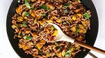 Whole 30 Keto Italian Pork Zucchini Skillet Whole 30 Keto Italian Pork Zucchini Skillet