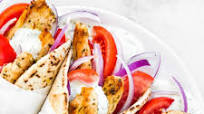 Greek Chicken Gyros With Tzatziki Greek Chicken Gyros With Tzatziki