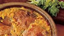 Baked Pork Chops with Corn Dressing Baked Pork Chops with Corn Dressing