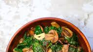 Sauteed Power Greens and Mushrooms Sauteed Power Greens and Mushrooms