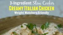 3-Ingredient Slow Cooker Creamy Italian Chicken Recipe 3-Ingredient Slow Cooker Creamy Italian Chicken Recipe