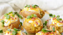 Loaded Air Fryer Baked Potatoes Loaded Air Fryer Baked Potatoes