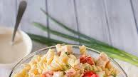 Chicken Caesar Pasta Salad with Bacon and Egg Chicken Caesar Pasta Salad with Bacon and Egg