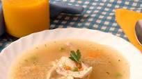 Sopa de quinua con menudo de pollo Sopa de quinua con menudo de pollo