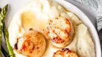 Garlic Butter Seared Scallops (Low-carb, Keto) Garlic Butter Seared Scallops (Low-carb, Keto)