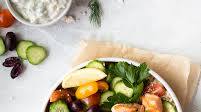 Grilled Salmon Bowls with Tzatziki Sauce Grilled Salmon Bowls with Tzatziki Sauce