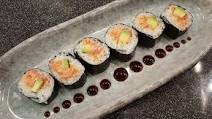Gluten-Free Spicy Tuna Roll with Sushi Sauce Gluten-Free Spicy Tuna Roll with Sushi Sauce