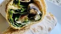 Roasted Vegetable and Hummus Grilled Lavash Wrap Roasted Vegetable and Hummus Grilled Lavash Wrap