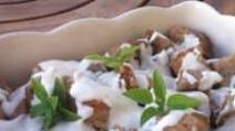 Pork bites with Greek Yogurt sauce Pork bites with Greek Yogurt sauce