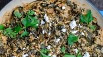 Spanakorizo - Greek Spinach Rice Spanakorizo - Greek Spinach Rice