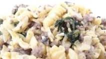 Creamy Pasta with Italian Sausage and Ground Beef Creamy Pasta with Italian Sausage and Ground Beef