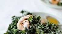 Grilled Shrimp & Kale Caesar Salad Grilled Shrimp & Kale Caesar Salad