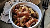 Slow Cooker Beer-Braised Smoked Sausage Slow Cooker Beer-Braised Smoked Sausage