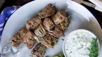 Greek Lamb Kebabs With Tzatziki Greek Lamb Kebabs With Tzatziki