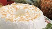 Pineapple-Coconut Angel Food Cake Pineapple-Coconut Angel Food Cake