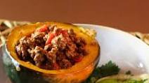 Baked Stuffed Acorn Squash With Beef and Tomatoes Baked Stuffed Acorn Squash With Beef and Tomatoes