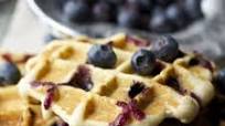 Blueberry Oatmeal Waffles Blueberry Oatmeal Waffles