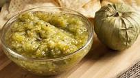 Salsa verde. Receta de comida mexicana Salsa verde. Receta de comida mexicana