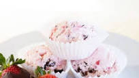 Strawberry With Dark Chocolate Ice Cream Strawberry With Dark Chocolate Ice Cream