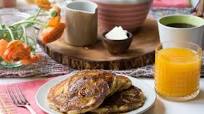 Banana Bourbon Pancakes Banana Bourbon Pancakes