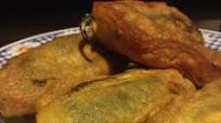 Chiles jalapeños rellenos de queso Chiles jalapeños rellenos de queso