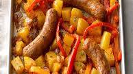 Potato and Pepper Sausage Bake Potato and Pepper Sausage Bake