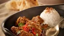 Malaysian pork rendang curry Malaysian pork rendang curry